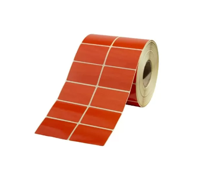 لیبل نارنجی PVC اندازه 51*34 – مخصوص فروش دیجی کالا